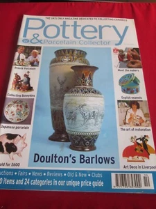 POTTERY & PORCELAIN COLLECTOR MAGAZINE - ISSUE #6 OCTOBER 2005 - Imagen 1 de 1