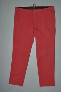 M.E.N.S. Pantaloni di cotone Mobil Elasto Chino rossi big size taglie forti - Foto 1 di 5