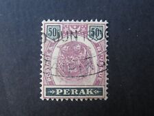 Malaya States Perak - 1895 50c Tiger - Used