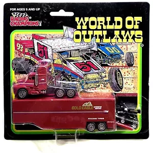 Racing Champions World Of Outlaws Sprint Car & Transporter #7TW Jeff Swindell - Picture 1 of 1