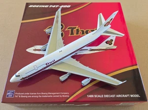 1/400 JC Wings Boeing 747-400 Thai Airways International HS-TGY  - Picture 1 of 6