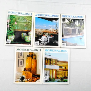 Architectural Digest Magazine Lot of 5 Issues from 1993 Vintage 90s AD - Imagen 1 de 5