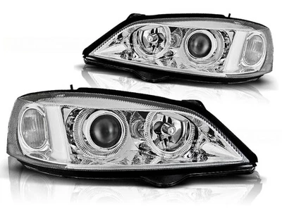 Faros Angel Eyes Para Opel Astra G Año 98-05 Cromo - Imagen 1 de 4