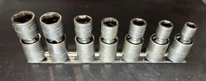 SNAP ON  7-Pc Metric 3/8" Dr 6-Pt Flank Drive® Shallow Impact Swivel Socket Set - Picture 1 of 8