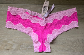 NWT Vintage Victoria's Secret Sexy Little Things Sheer Lace Cheeky Panties XS