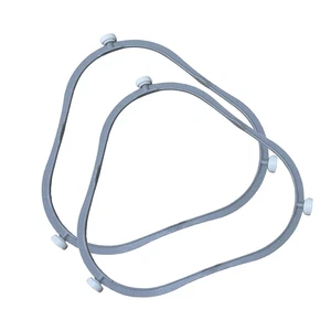 2 Piezas 7.48 Pulgadas W11252182/8206227 Tocadiscos Microondas Soporte Anillo Triángulo, Gla - Imagen 1 de 12