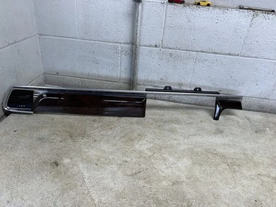 Porsche Panamera 2018 madera granulada/plateado tablero bisel con aire acondicionado OEM ID 971857716F Foto 1 de 4