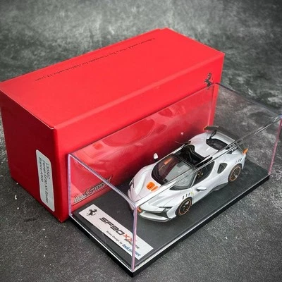 Looksmart 1/43 Ferrari SF90 XX Stradale Spider Model Bianco Artico white LS552C - Image 1 of 4