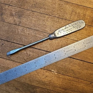 RARE Screwdriver • MRS. SCHLORER'S "MAYONNAISE" Mix • 1907 Advertising Tools ☆US - Picture 1 of 5