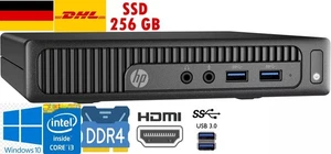 HP 260 G2 MiniPC i3 6100U 2.3GHz 1*8GB DDR4 2,5"HDD 500GB 4*USB3.0 HDMI Win11 - Bild 1 von 5