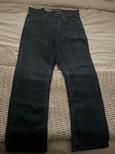 Eddie Bauer klassische gerade dunkelblaue Herrenjeans 30 x 29 neu mit Etikett - Bild 1 von 8