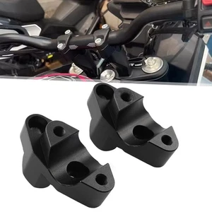 1 Set Motorcycle CNC Handlebar Risers Bar Clamp Cover Fit For CFMOTO 450MT 2024 - Picture 1 of 12