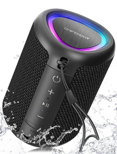CHIFENCHY PulseSound A46 Bluetooth Lautsprecher mit Musik Synced Lights TF Slot USB C - Bild 1 von 15