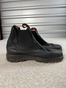 Redback Men Easy Escape Oil Kip UBBK Leather Chelsea Boot Black US 11 UK10 - Picture 1 of 7
