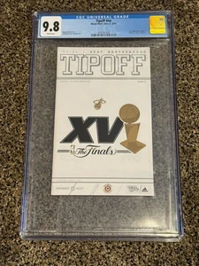 2012 TIPOFF MIAMI HEAT NBA FINALS JUEGO 5 CGC 9,8 Lebron James primer título Wade - Imagen 1 de 3
