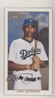 2002 206 Mini Black Polar Bear Back James Loney (Stadium Background) Rookie RC - Image 1 of 2