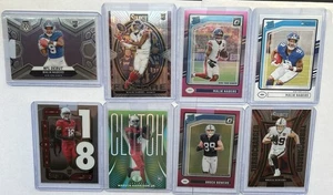 NFL Rookie Card Lot Malik Nabers Brock Bowers Marvin Harrison Jr Prizm Optic RC - Picture 1 of 1