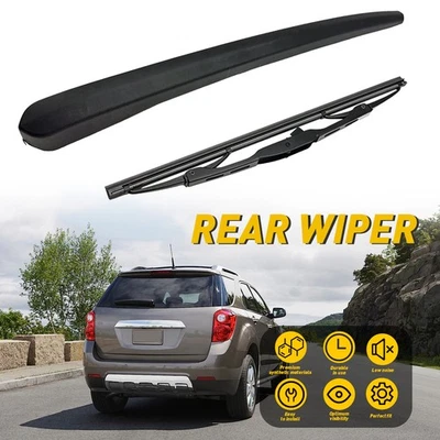 For 2010-2017 Chevrolet Equinox Rear Windshield Back Wiper Arm + Blade Kit J EBE - Image 1 of 4