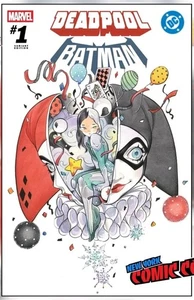 DEADPOOL BATMAN 1 NYCC PEACH MOMOKO EXCLUSIVE VARIANT NM MARVEL DC 2025 - Picture 1 of 1