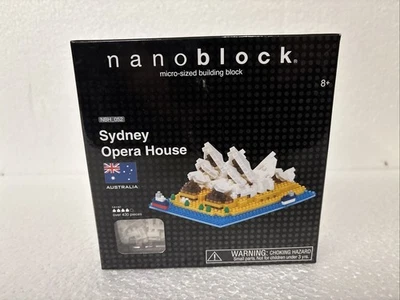 Nanoblock® Sydney Opera House 58163 Block Building Kit NEW SEALED BOX - Image 1 of 3
