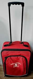 Rare Walt Disney World 1971 Mickey Mouse Red Suitcase Overnight Bag - Picture 1 of 1