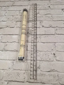 Vintage Parallel Rolllineal Architekt Ingenieurwesen Entwurf Mechanik Design Kunst - Bild 1 von 6