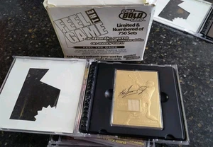 2000 Feel The Game 23KT Gold KEN GRIFFEY JR Game Used Bat Card in Case #667 /750 - Picture 1 of 4