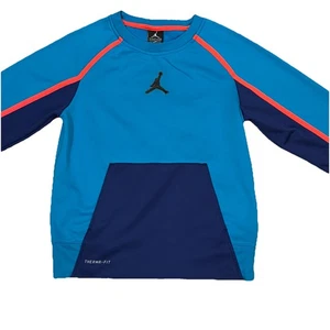 Nike Air Jordan Jump man Therma Fit Pull Over Sweater Jacket Youth Size S Retro - Picture 1 of 6