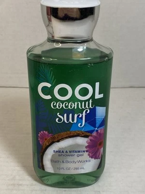  Gel de ducha Bath & Body Works Cool Coconut Surf 10 oz nuevo Foto 1 de 3