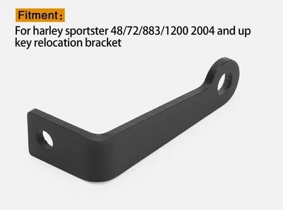 2004+ Harley Davidson Sportster Ignition Key Relocation bracket 48 72 883 1200 - Image 1 of 4
