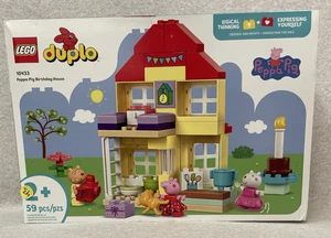 Lego duplo Peppa Pig Birthday House Set 10433 59 pcs Imagination & Creativity - Picture 1 of 6