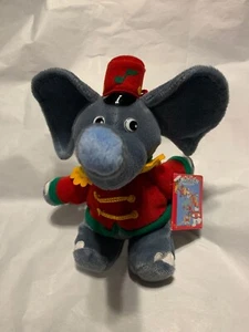 Snowden & Friends -Plush TINY The ELEPHANT 1999 Christmas Band Animal-New W/Tags - Picture 1 of 7