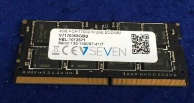 V7 8GB PC4-17000 DDR4 SO SDRAM DIMM V7170008GBS ✅❤️️✅❤️️ - Image 1 of 2