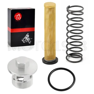 OIL FILTER SCREEN W CAP For Kawasaki VULCAN VN1500 N/R/E/L/P/T/G/A/J/D 1996-2008 - Picture 1 of 12