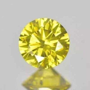 AAA+ 2 Ct Huge Loose Diamond Yellow Color Round Cut D Grade VVS1 Gemstone 8.50MM - Picture 1 of 6