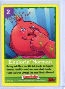 2005 Garbage Pail Kids ANS4 EXPLORIN' NORMAN Game Card #GPK15 - Picture 1 of 2
