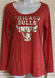 Women's NBA Chicago Bulls Basketball Long Sleeve Tee, Medium - Picture 1 of 4