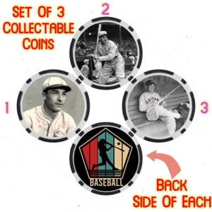 AL SIMMONS - LEGENDARY BASEBALL PLAYER - COLLECTABLE COIN SET - Picture 1 of 2