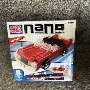Mega Bloks Nano Building System #5901 Car 65 Piece 2004 Set NEW SEALED - Picture 1 of 6