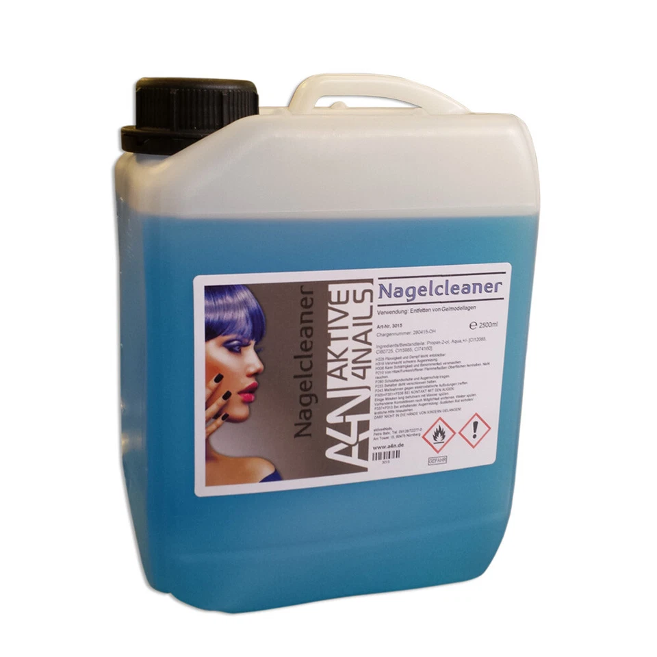Nail Cleaner 2,5 Liter Kanister Nagelcleaner Isopropanol Nagelentfetter Blau  - Bild 1 von 1