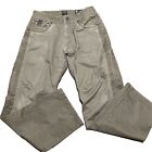 Kuhl Hiking Pants Mens Sz 30 Gray Green Pockets Comfort Adventure 100% Cotton