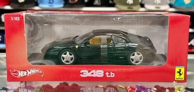 Hot Wheels Ferrari 348 TB Black Hot Wheels Diecast Model Car | New - Image 1 of 2