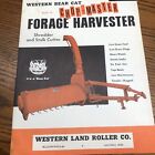 Western Bear Cat Model 72 Chop-Master Forage Harvester Shredder vintage brochure