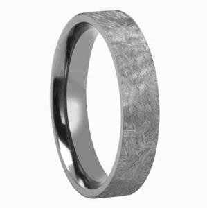 MIAMI WHITE Verlobungsring Trauringe Eheringe "VENUS" Tantal gebürstet 4 mm - Bild 1 von 1