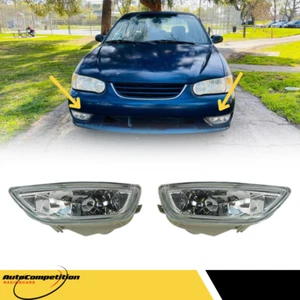 For 2001-2002 Toyota Corolla JDM Clear Fog Driving Light Lamp+Wiring Left+Right - Bild 1 von 18