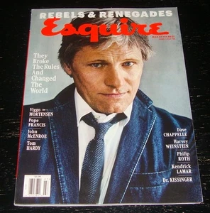 ESQUIRE magazine 2016, Viggo Mortensen, Hunter S. Thompson, Woody Allen, RARE - Picture 1 of 1