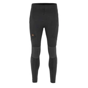 Fjallraven Abisko Trekking Tights Pro Black / Iron Grey - Picture 1 of 7