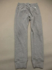 Abercrombie Size 9-10 Kids Gray Cotton Blend Drawstring Jogger Track Pants 005 - Picture 1 of 10