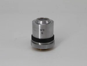 Rare LOMO Microscope Objective 11x 0.40 Fedorow Stage POL Iris RMS #DV5 - Picture 1 of 5
