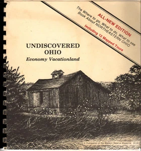 Undiscovered Ohio Economy Vacationland 1977 spiral bound- Northeastern Ohio maps - Picture 1 of 1